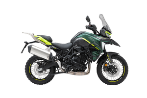 Benelli TRK 702 X 2025 en color verde Forest Green en Motos Tarragona, concesionario oficial en Tarragona