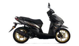 Keeway Icon 125S scooter deportivo detalle asiento, concesionario oficial en Tarragona y Reus