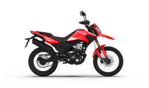 Morbidelli T125 trail detalle rueda, concesionario oficial en Tarragona y Reus