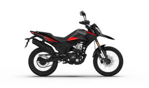 Morbidelli T125 trail detalle rueda, concesionario oficial en Tarragona y Reus