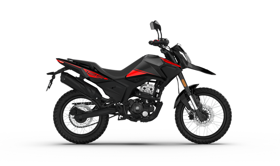 Morbidelli T125 trail studio lateral, concesionario oficial en Tarragona y Reus