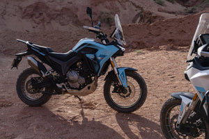 Morbidelli T502X Trail detalle rueda, concesionario oficial en Tarragona y Reus