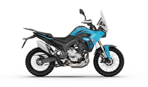 Morbidelli T502X Trail studio lateral, concesionario oficial en Tarragona y Reus