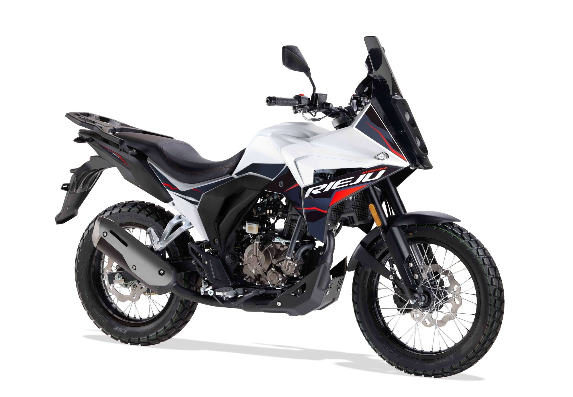 Rieju Aventura 125 vista lateral – trail ligera 125 cc ideal carnet A1
