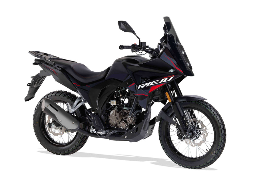 Rieju Aventura 125 vista lateral – trail ligera 125 cc ideal carnet A1