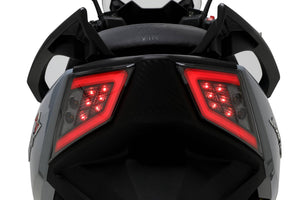 SYM Joymax Z 300 GT detalle luces traseras LED, concesionario oficial en Tarragona y Reus