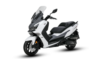 SYM Joymax Z 300 GT studio blanco, concesionario oficial en Tarragona y Reus